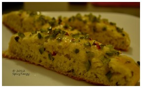 Recipe: Oregano, Capsicum Focaccia Bread