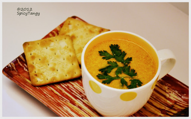 Monsoon Warmer: Grilled Tomato Soup