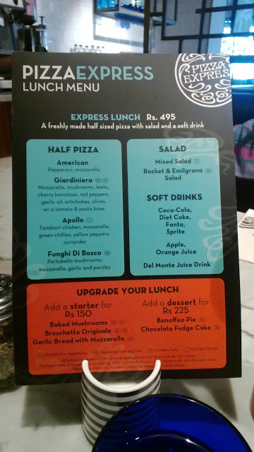 Pizza Express: The New Lunch Menu